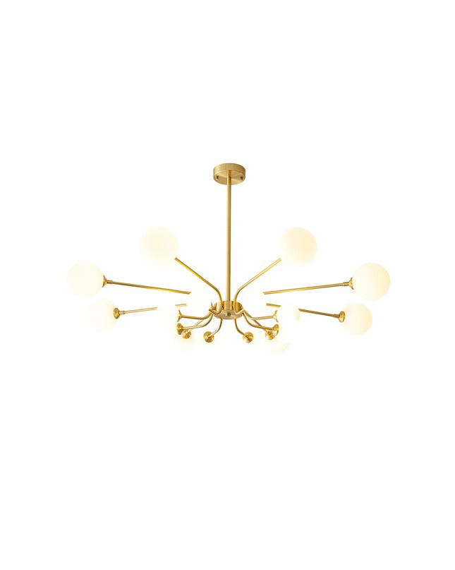 Chandelier BALU by Rodesigne — brass designer chandelier, custom lighting by RODESIGNE