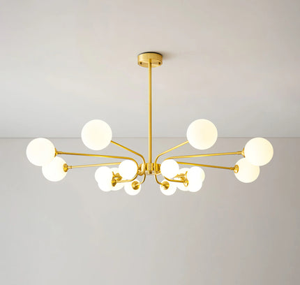 Chandelier BALU by Rodesigne — brass designer chandelier, custom lighting by RODESIGNE