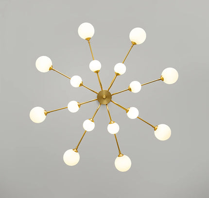 Chandelier BALU by Rodesigne — brass designer chandelier, custom lighting by RODESIGNE