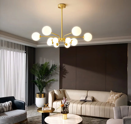 Chandelier BALU by Rodesigne — brass designer chandelier, custom lighting by RODESIGNE