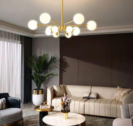 Chandelier BALU by Rodesigne — brass designer chandelier, custom lighting by RODESIGNE