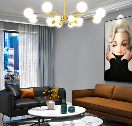 Chandelier BALU by Rodesigne — brass designer chandelier, custom lighting by RODESIGNE
