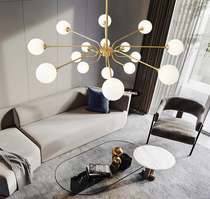 Chandelier BALU by Rodesigne — brass designer chandelier, custom lighting by RODESIGNE