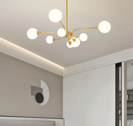 Chandelier BALU by Rodesigne — brass designer chandelier, custom lighting by RODESIGNE