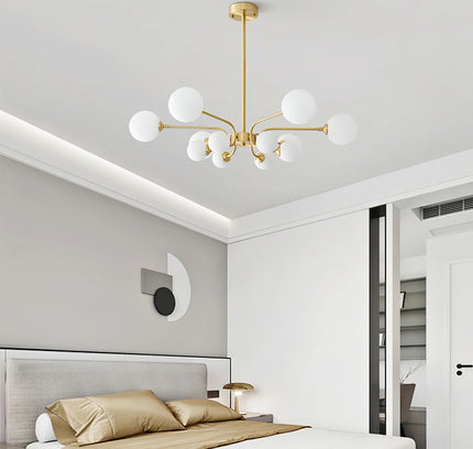 Chandelier BALU by Rodesigne — brass designer chandelier, custom lighting by RODESIGNE