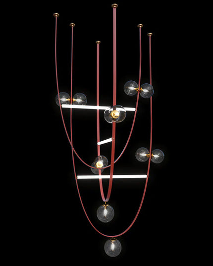 Chandelier BELT LEATHER by Rodesigne