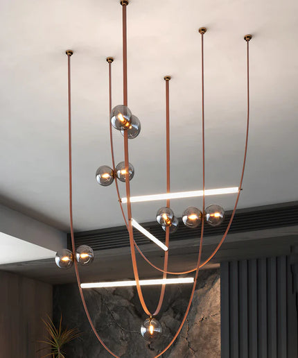 Chandelier BELT LEATHER by Rodesigne