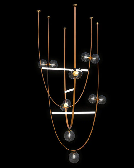 Chandelier BELT LEATHER by Rodesigne