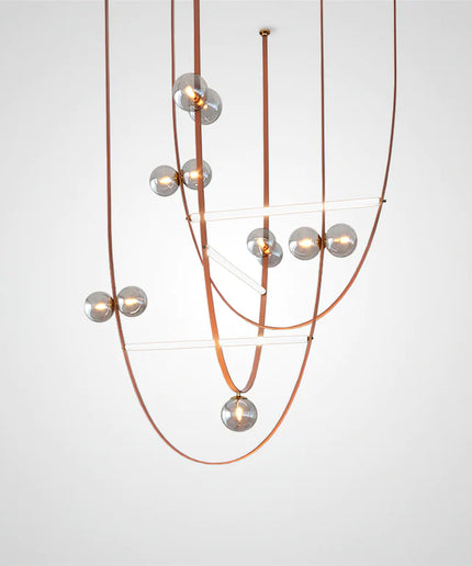 Chandelier BELT LEATHER by Rodesigne