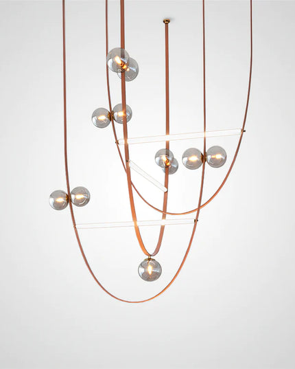 Chandelier BELT LEATHER by Rodesigne