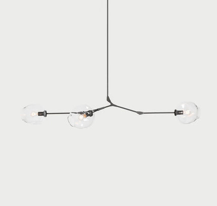 Chandelier BIFURCATION by Rodesigne — glass designer chandelier, custom lighting by RODESIGNE