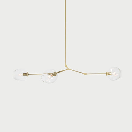 Chandelier BIFURCATION by Rodesigne — glass designer chandelier, custom lighting by RODESIGNE