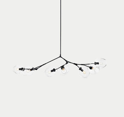 Chandelier BIFURCATION by Rodesigne — glass designer chandelier, custom lighting by RODESIGNE