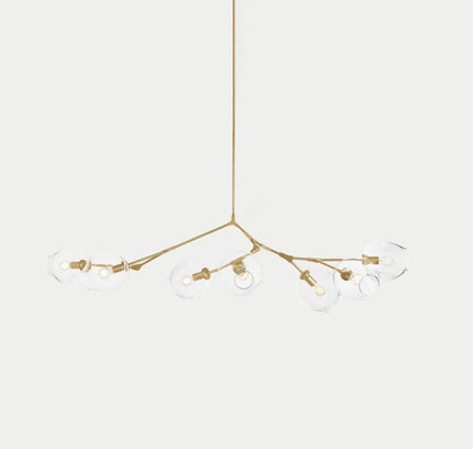 Chandelier BIFURCATION by Rodesigne — glass designer chandelier, custom lighting by RODESIGNE