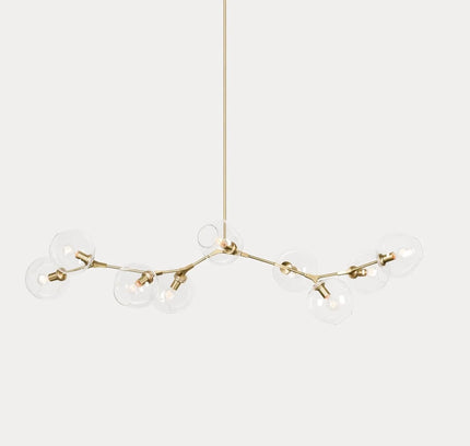 Chandelier BIFURCATION by Rodesigne — glass designer chandelier, custom lighting by RODESIGNE