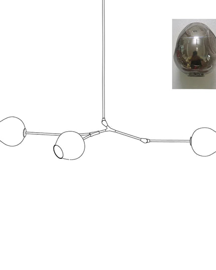 Chandelier BIFURCATION by Rodesigne