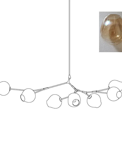 Chandelier BIFURCATION by Rodesigne