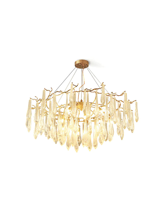 Chandelier BRANCH by Rodesigne — brass designer chandelier, custom lighting by RODESIGNE