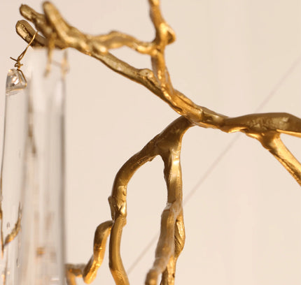 Chandelier BRANCH by Rodesigne — brass designer chandelier, custom lighting by RODESIGNE