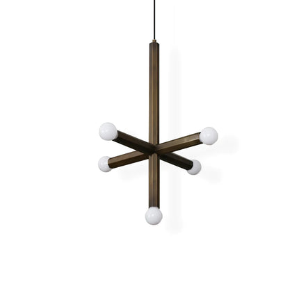 Chandelier UNES by Rodesigne — brass designer chandelier, custom lighting by RODESIGNE