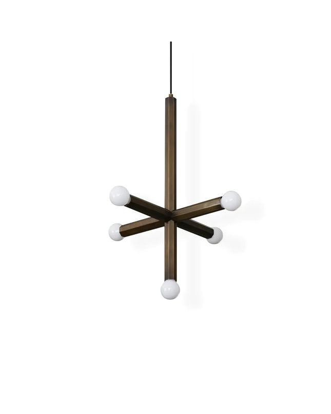 Chandelier UNES by Rodesigne — brass designer chandelier, custom lighting by RODESIGNE