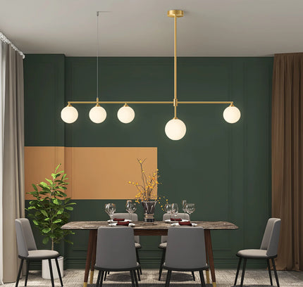 Chandelier GLOBAS by Rodesigne — brass designer chandelier, custom lighting by RODESIGNE