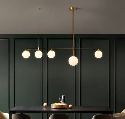 Chandelier GLOBAS by Rodesigne — brass designer chandelier, custom lighting by RODESIGNE