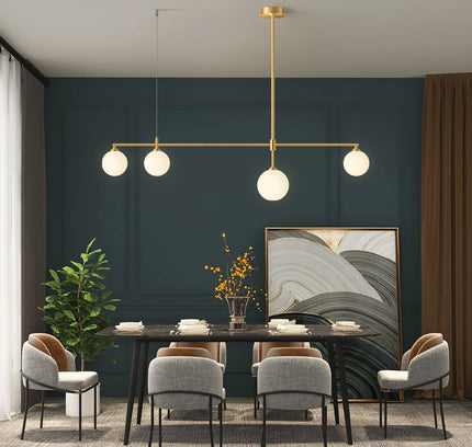 Chandelier GLOBAS by Rodesigne — brass designer chandelier, custom lighting by RODESIGNE