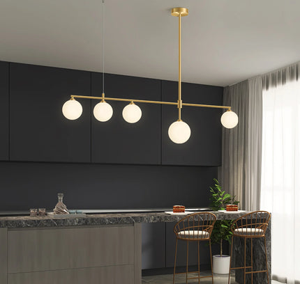 Chandelier GLOBAS by Rodesigne — brass designer chandelier, custom lighting by RODESIGNE