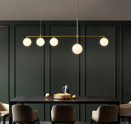 Chandelier GLOBAS by Rodesigne — brass designer chandelier, custom lighting by RODESIGNE