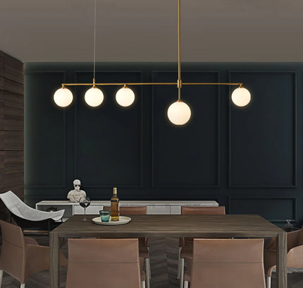 Chandelier GLOBAS by Rodesigne — brass designer chandelier, custom lighting by RODESIGNE