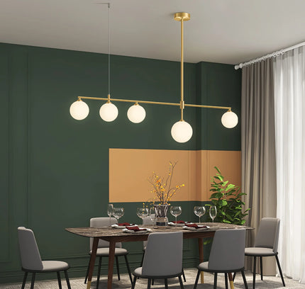Chandelier GLOBAS by Rodesigne — brass designer chandelier, custom lighting by RODESIGNE