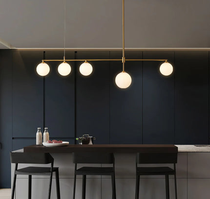 Chandelier GLOBAS by Rodesigne — brass designer chandelier, custom lighting by RODESIGNE