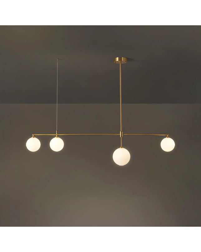 Chandelier GLOBAS by Rodesigne — brass designer chandelier, custom lighting by RODESIGNE