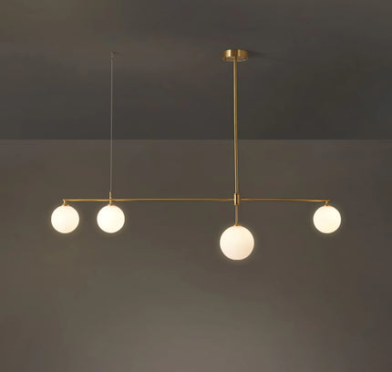 Chandelier GLOBAS by Rodesigne — brass designer chandelier, custom lighting by RODESIGNE