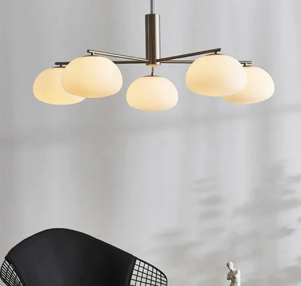 Chandelier BRUTER by Rodesigne — glass designer chandelier, custom lighting by RODESIGNE