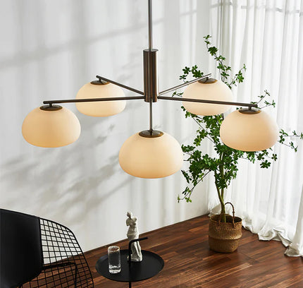 Chandelier BRUTER by Rodesigne — glass designer chandelier, custom lighting by RODESIGNE