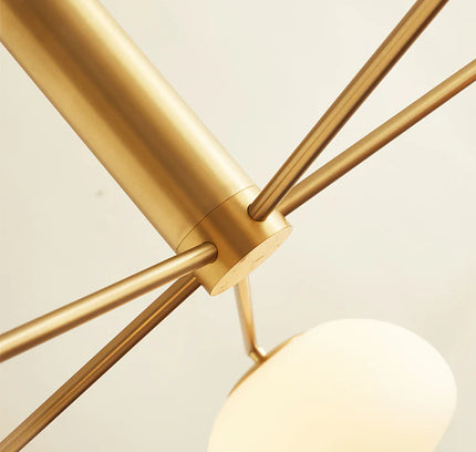 Chandelier BRUTER by Rodesigne — glass designer chandelier, custom lighting by RODESIGNE