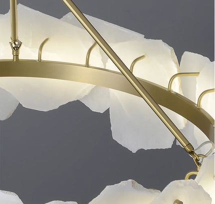 Chandelier BURTON by Rodesigne — marble designer chandelier, custom lighting by RODESIGNE