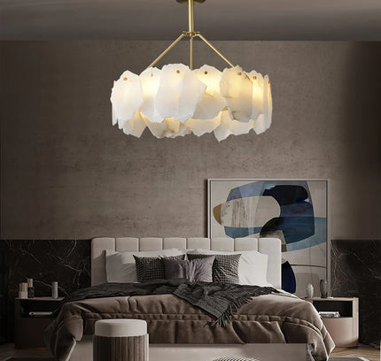 Chandelier BURTON by Rodesigne — marble designer chandelier, custom lighting by RODESIGNE