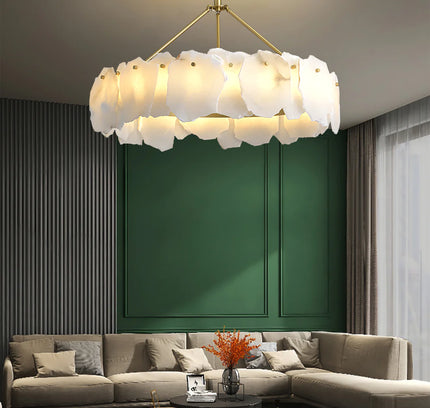 Chandelier BURTON by Rodesigne — marble designer chandelier, custom lighting by RODESIGNE