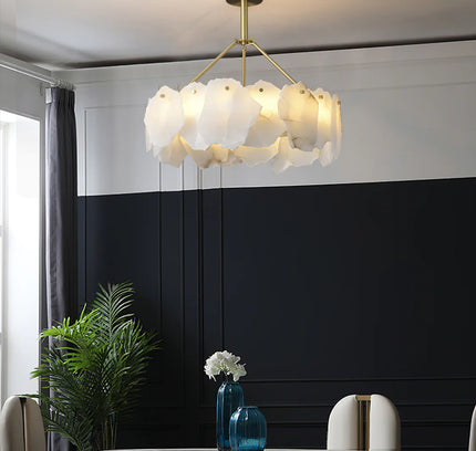 Chandelier BURTON by Rodesigne — marble designer chandelier, custom lighting by RODESIGNE