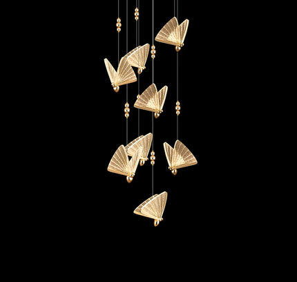 Pendant lamp BUTTERFLY by Rodesigne — modern pendant light, custom designer lighting by RODESIGNE