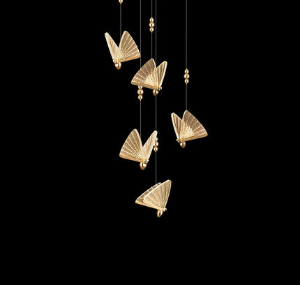 Pendant lamp BUTTERFLY by Rodesigne — modern pendant light, custom designer lighting by RODESIGNE