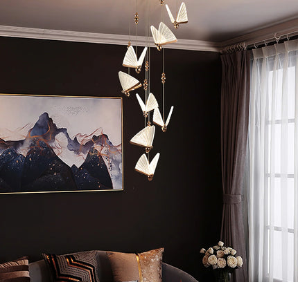 Pendant lamp BUTTERFLY by Rodesigne — modern pendant light, custom designer lighting by RODESIGNE