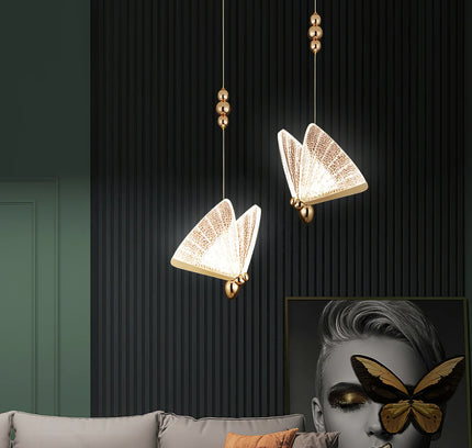 Pendant lamp BUTTERFLY by Rodesigne — modern pendant light, custom designer lighting by RODESIGNE