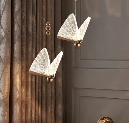 Pendant lamp BUTTERFLY by Rodesigne — modern pendant light, custom designer lighting by RODESIGNE
