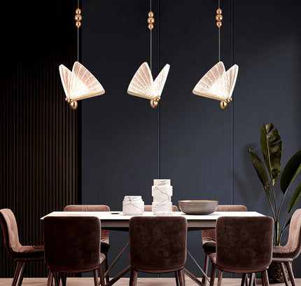Pendant lamp BUTTERFLY by Rodesigne — modern pendant light, custom designer lighting by RODESIGNE