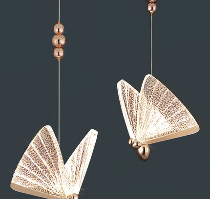 Pendant lamp BUTTERFLY by Rodesigne — modern pendant light, custom designer lighting by RODESIGNE