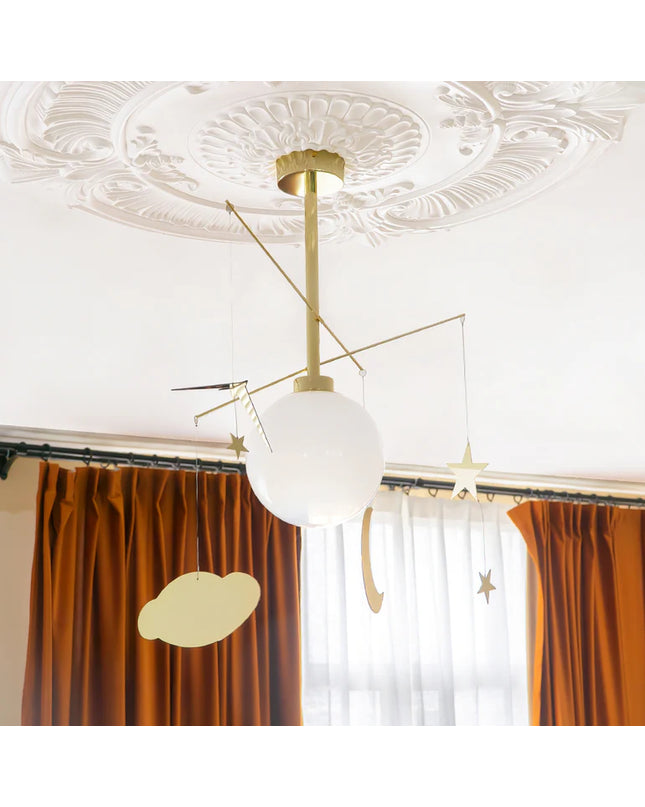 Pendant lamp CARLALE by Rodesigne — brass modern pendant light, custom designer lighting by RODESIGNE